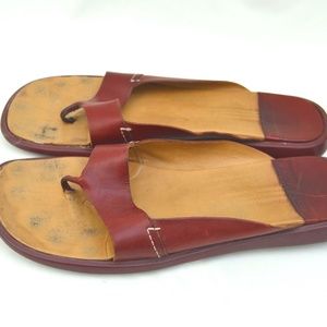 Banana Republic Sandals, Burgundy Red Sandals